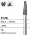 Боры стоматологические алмазные FG 846KR/016, син., 6шт. ISO код 314545524016, арт: FG8417R/6 FG8417R/6 - фото 386048