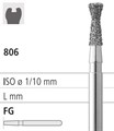 Боры стоматологические алмазные FG 806/009, 1шт. ISO код 314019524009., арт: FG316N/1 FG316N/1 - фото 386278