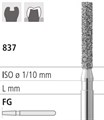 Боры стоматологические алмазные FG 837/012, зел., 6шт. ISO код, арт: FG314S/6 CB FG314S/6CB - фото 386383