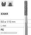 Боры стоматологические алмазные FG 836KR/010, белый, 6шт. ISO код 314156514010., арт: FG3710B/6 FG3710B/6 - фото 386489