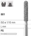 Боры стоматологические алмазные FG 881/015, красн., 6шт. ISO код 314141514015., арт: FG4307/6 FG4307/6 - фото 386550