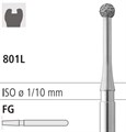 Боры стоматологические алмазные FGL 801/016, зел., 6шт. ISO код 315001534016., арт: FGL201/6 NC FGL201/6NC - фото 386751