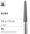 Боры стоматологические алмазные FG 847KR/016, желт., 6шт. ISO код 314546504016., арт: FG5422R/6 FG5422R/6 - фото 386767