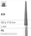 Боры стоматологические алмазные FG 859/016, зол., 6шт. ISO код 314166514016, арт: FGD4/6 GB FGD4/6GB - фото 386781