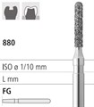 Боры стоматологические алмазные FG 880/012, 6шт. ISO код 314140524012, арт: FG305/6 FG305/6 - фото 386870