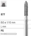 Боры стоматологические алмазные FG 877/017, черный, 6шт. ISO код 314288544017., арт: FG466/6 CB FG466/6CB - фото 386998