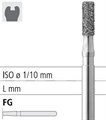 Боры стоматологические алмазные FG 835/011, зол., 6шт. ISO код 314109514011, арт: FG214/6 GB FG214/6GB - фото 387392