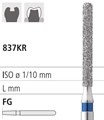 Боры стоматологические алмазные FG 837KR/011, зеленый, 6шт. ISO код 314158534011, арт: FG712/6 C FG712/6C - фото 387404