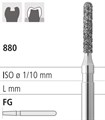 Боры стоматологические алмазные FG 880/010, зел., 1 шт. ISO код 314140534010, арт: FG305S/1 C FG305S/1C - фото 387774