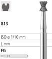 Боры стоматологические алмазные FG 813/020, 6шт. ISO код 314032524020., арт: FG303/6 FG303/6 - фото 388154