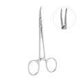 Щипцы MICRO-MOSQUITO для артерии анатомические, изогнутые, 12 см AA-131/12 - фото 393547