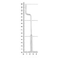 Остеотом изогнутый bajonett, вогнутый кончик, 3,1 мм 40-81* - фото 395092