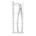 Щипцы извлекающие, корневые, для нижней челюсти, №33M PA-033/06 - фото 396000