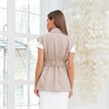 Жилет женский Beauty, бежевый, 44 DRN255-BEG-44 - фото 403105