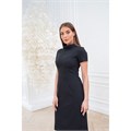 Платье Beauty со стойкой, черный, 52 DRN260-BLK-52 - фото 405437