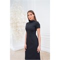 Платье Beauty со стойкой, черный, 48 DRN260-BLK-48 - фото 405463