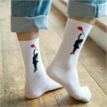 Носки женсккие, "Девочка с шариком", белый, 36-40 BSK-GS25-36 - фото 406625