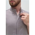 Рубашка мужская на молнии TZ700, серо-бежевый, 56 TZ700-GBG-56 - фото 407502