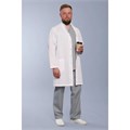 Халат мужской 550 Satory, белый, 50 DOCTOR-BIG-5-50-02-4-50 - фото 409065