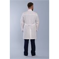 Халат медицинский мужской на кнопках, белый, 60 DOCTOR-BIG-5-02-02-4-60 - фото 409277