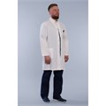 Халат медицинский мужской на кнопках, белый, 62 DOCTOR-BIG-5-02-02-4-62 - фото 409281