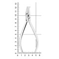 Шипцы ортодонтические лигатурные (Кусачки лигатурные), H-139* H-139 - фото 410432