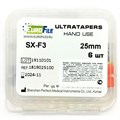 Ultratapers Hand - набор ручных файлов, 25 мм, размер SX-F3, никель-титан, 6 шт 1819025100 - фото 420291