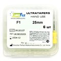 Ultratapers Hand - ручные файлы, 25 мм, размер F1, никель-титан, 6 шт 1819025003 - фото 420299