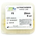 Ultratapers Hand - ручные файлы, 25 мм, размер F5, никель-титан, 6 шт 1819025007 - фото 420318