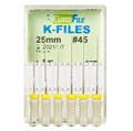 K-Files - ручные файлы, 25 мм, №45, сталь, 6 шт 1831025045-/-18301025045 - фото 420354