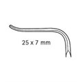 Ретрактор OBWEGESER, изогнутый вверх, 25х7 мм, длина 215 мм DO450R - фото 422564