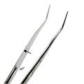 Пинцет врача #18, с зубчатым наконечником, с закрывающим фиксатором DP18L - фото 422907