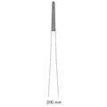 Пинцет анатомический, DUROGRIP, длина 200 мм BD157R - фото 422956