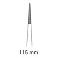 Пинцет анатомический, прямой, тонкий, длина 115 мм BD303R - фото 422962