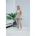 Джоггеры женские, бежевый, 46 DRN321-BEG-46 - фото 424305