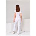 Брюки женские со стрелками, белый, 46 MA764-WHT-46 - фото 424419