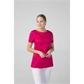 Туника женская с молнией сзади, короткий рукав, малиновый, 50 DRN415-MRN-50 - фото 426437