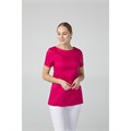 Туника женская с молнией сзади, короткий рукав, малиновый, 52 DRN415-MRN-52 - фото 426476