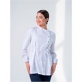 Туника женская с кулиской, белый, 54 MA763-WHT-54 - фото 427133