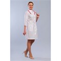 Халат женский на кнопках 248, белый, 54 DOCTOR-BIG-2-48-02-3-54 - фото 427344