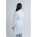 Халат женский на кнопках 248 Ultra, длинный рукав, белый, 48 DOCTOR-BIG-2-48-24-4-48 - фото 427449