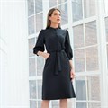 Платье Beauty на пуговицах, черный, 42 DRN265-BLK-42 - фото 427686