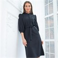 Платье Beauty на пуговицах, черный, 42 DRN265-BLK-42 - фото 427687