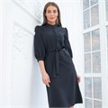 Платье Beauty на пуговицах, черный, 44 DRN265-BLK-44 - фото 427739