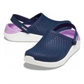 Сабо CROCS LiteRide Clog, темно-синие с сиреневым задником, 38-39 204592-4SP-M6W8 - фото 428790