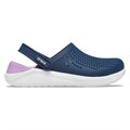 Сабо CROCS LiteRide Clog, темно-синие с сиреневым задником, 38-39 204592-4SP-M6W8 - фото 428793