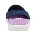 Сабо CROCS LiteRide Clog, темно-синие с сиреневым задником, 40-41 204592-4SP-M8W10 - фото 428836