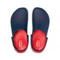 Сабо CROCS LiteRide Clog, темно-синие с красным задником, 41-42 204592-4CC-M9W11 - фото 428849