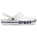 Сабо CROCS Bayaband Clog, белые с синей полосой, 40-41 205089-126-M8W10 - фото 428922