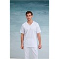 Туника мужская с накладным карманом, белый, 48 DRN920-WHT-48 - фото 429959